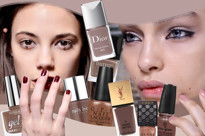 Smalti marroni, taupe, cognac: le lacche per unghie per una manicure sofisticata