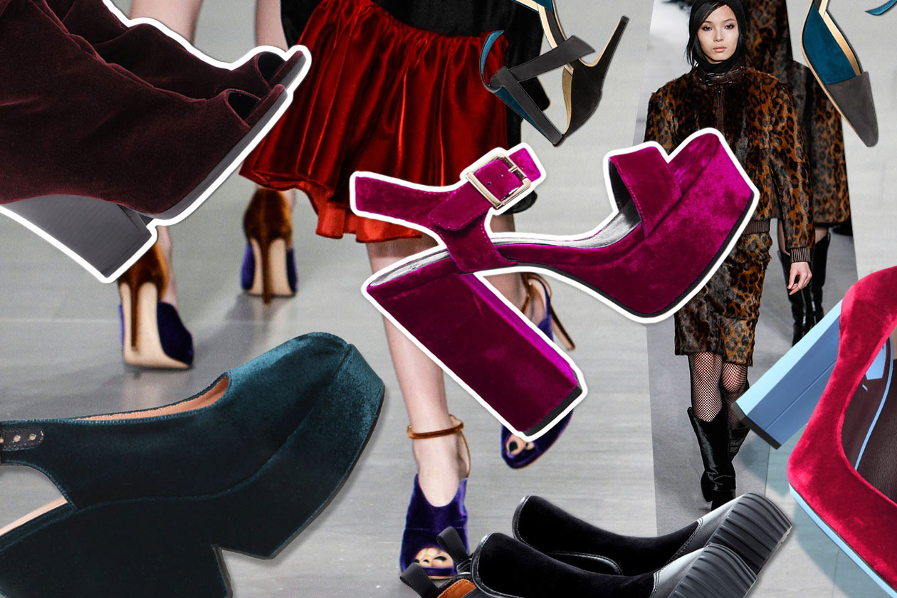 Le scarpe per l’Autunno-Inverno 2014? Di velluto!