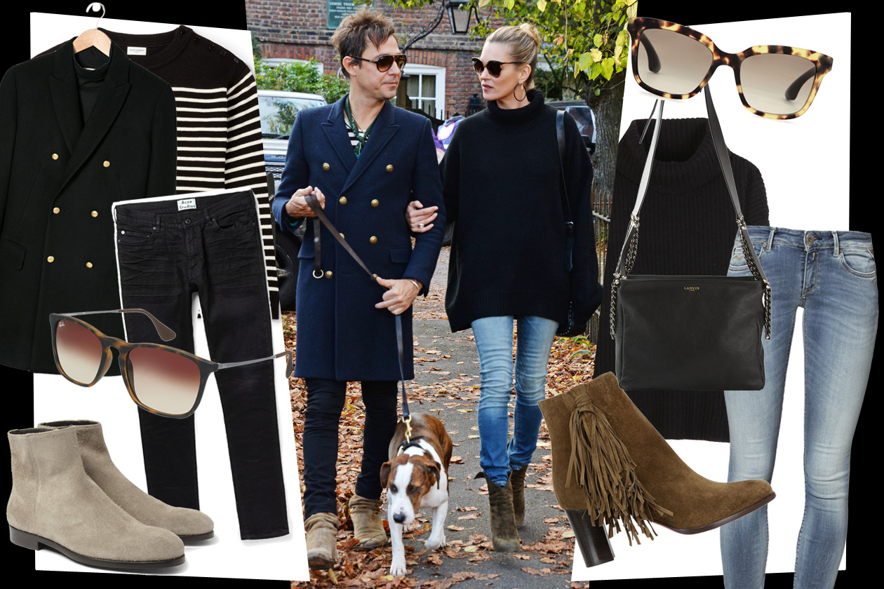 Kate Moss e Jamie Hince: get their look