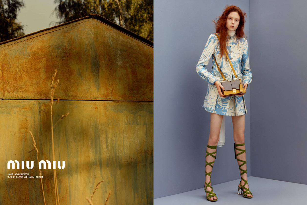 Natalie Westling protagonista della nuova campagna Miu Miu Croisière 2015