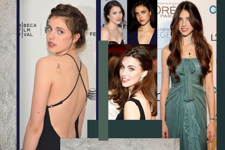 Margaret Qualley: i beauty look naturali e con rossetto rosso