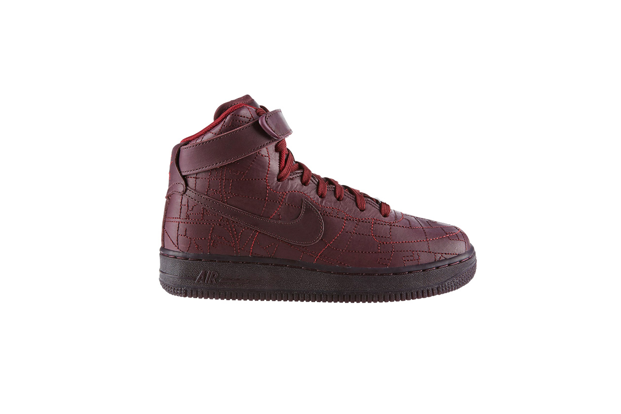 nike AIR FORCE 1 HI FW QS 704010 600 A