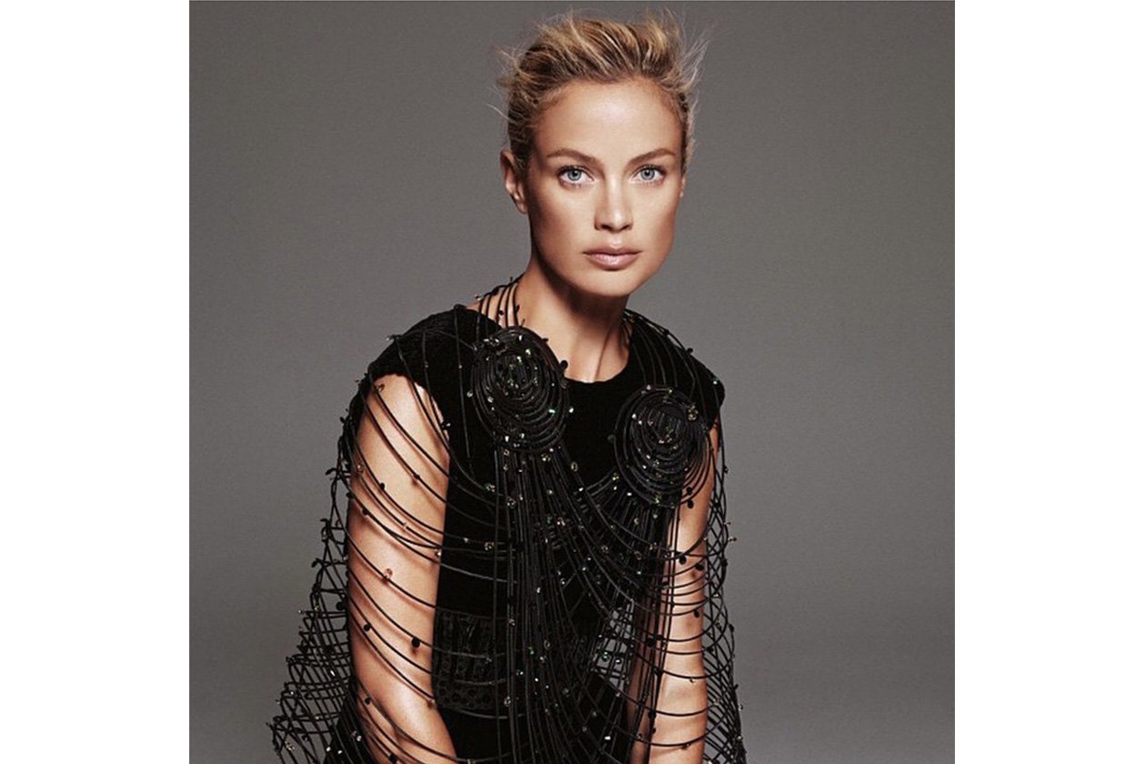 Carolyn Murphy capelli: raccolto wild