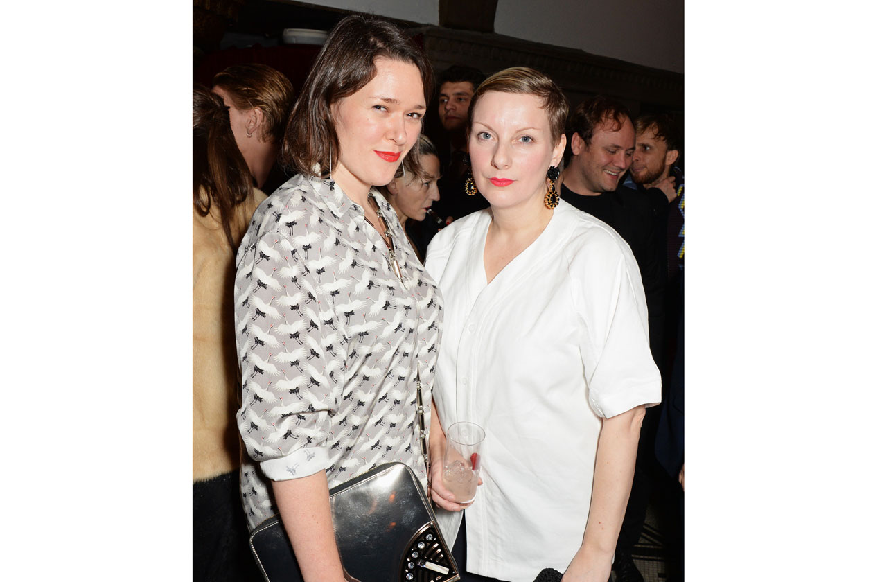 DMB BRITISH FASHION AWARDS NOMINEES DINNER Holly Fulton and Lou Dalton