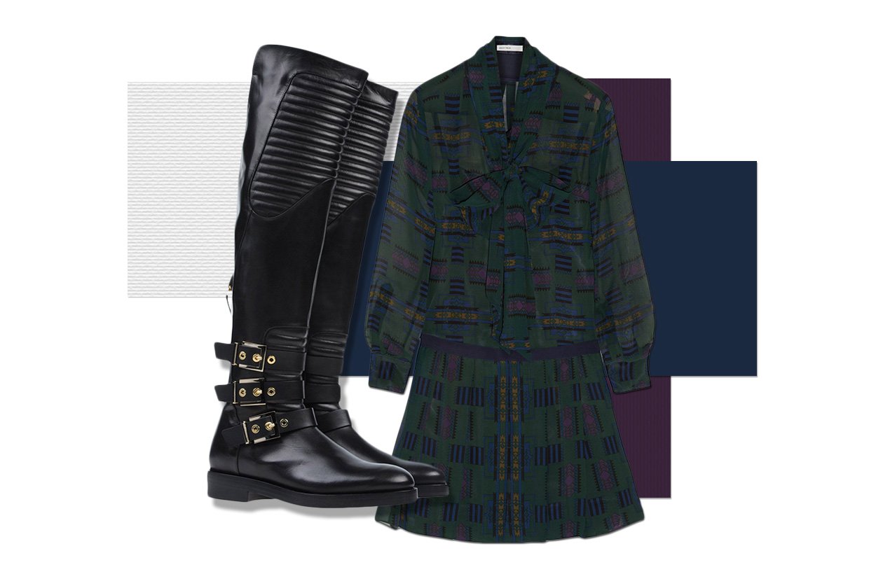 DRESS SACAI & BOOTS GIANMARCO LORENZI