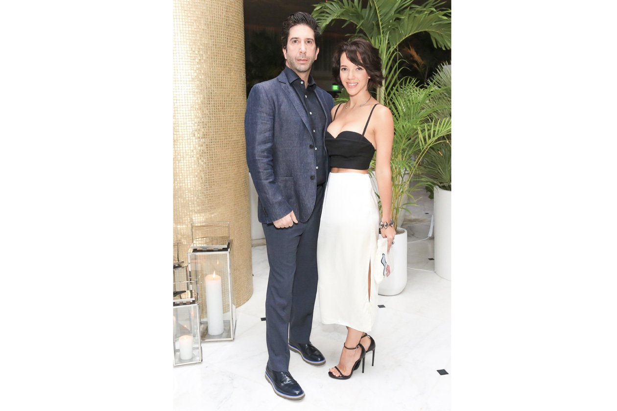 David Schwimmer and Zoe Buckman THE MIAMI BEACH EDITION HOTEL launches with a celebration for W MAGAZINE