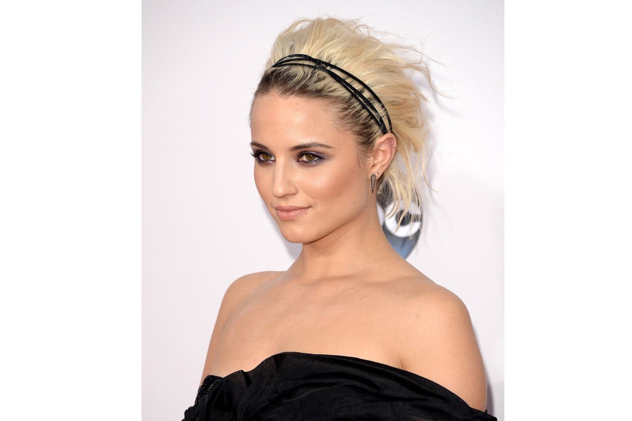 Dianna Agron beauty look: smokey eyes classico