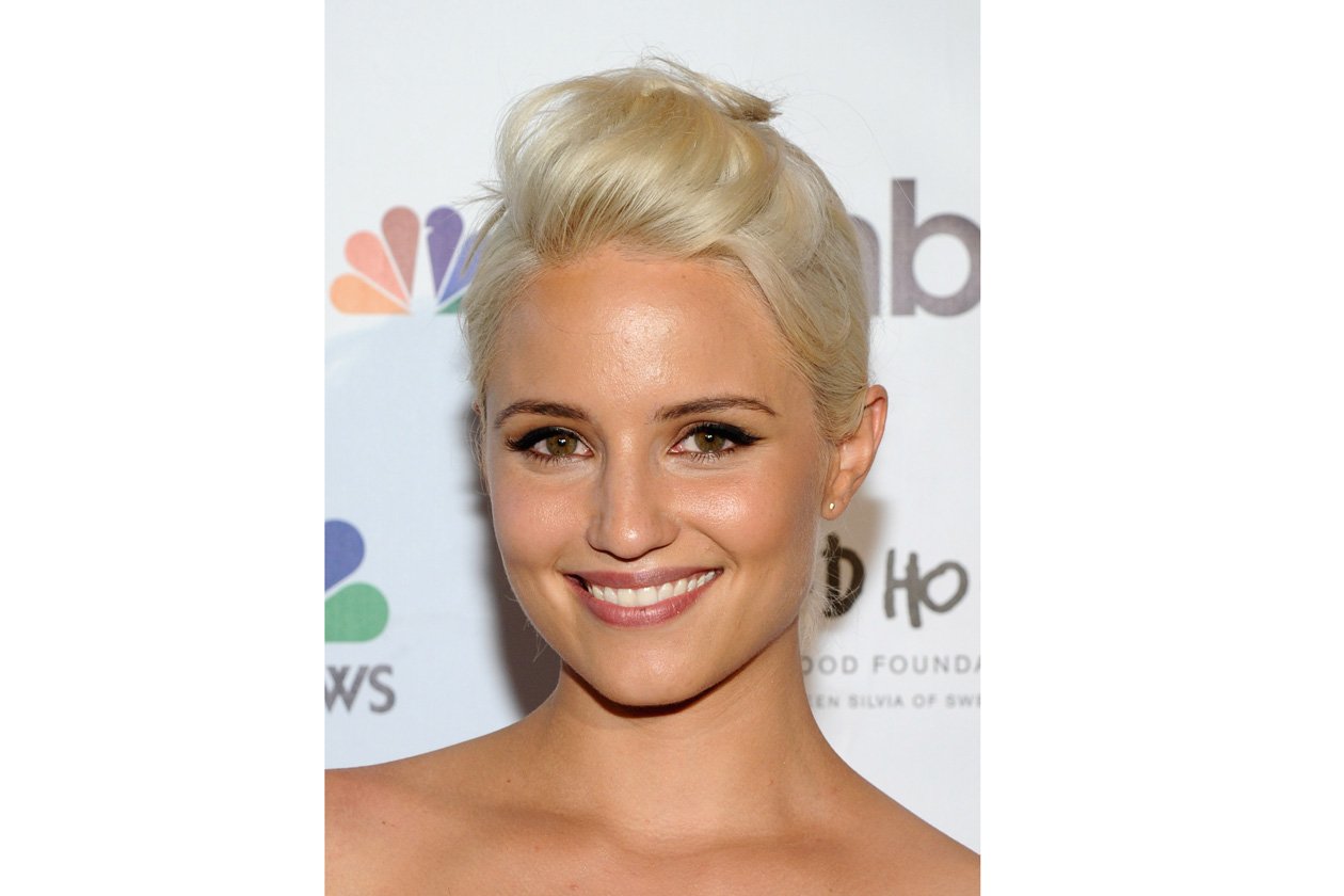 Dianna Agron beauty look: