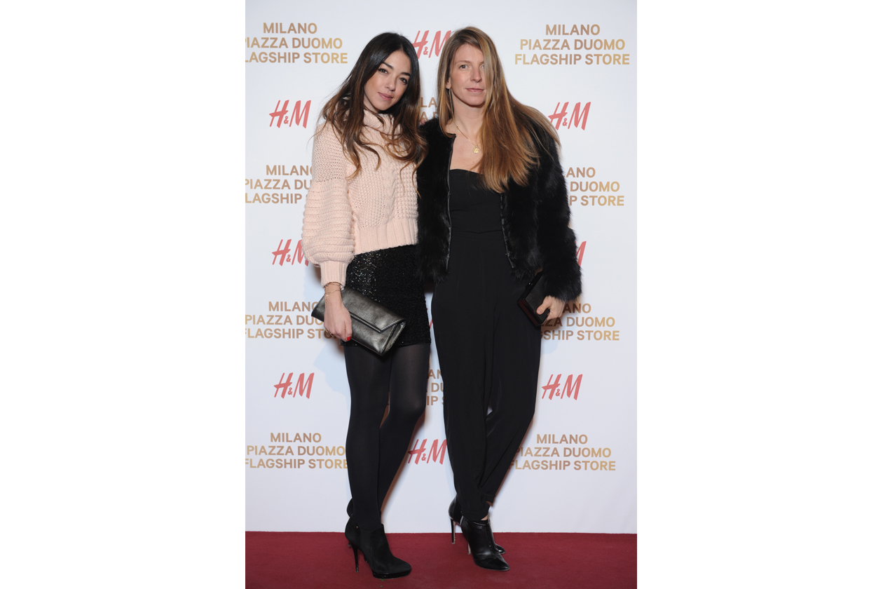 HM Milano Duomo 10 dicembre 2014 Valentina Scambia; Virginia Galateri di Genola1