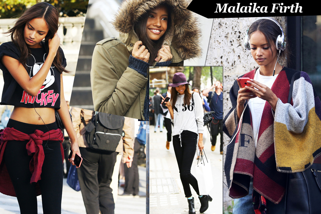 Malaika Firth: model off duty