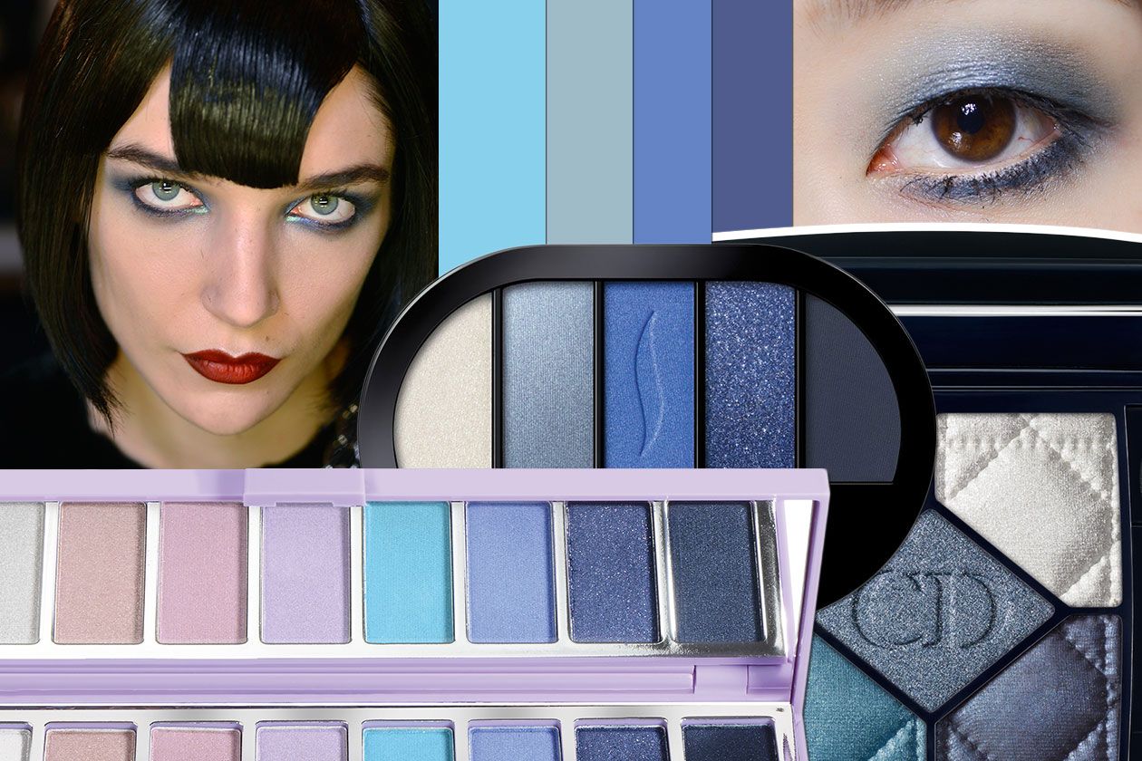 Se preferite uno smokey eyes blu…