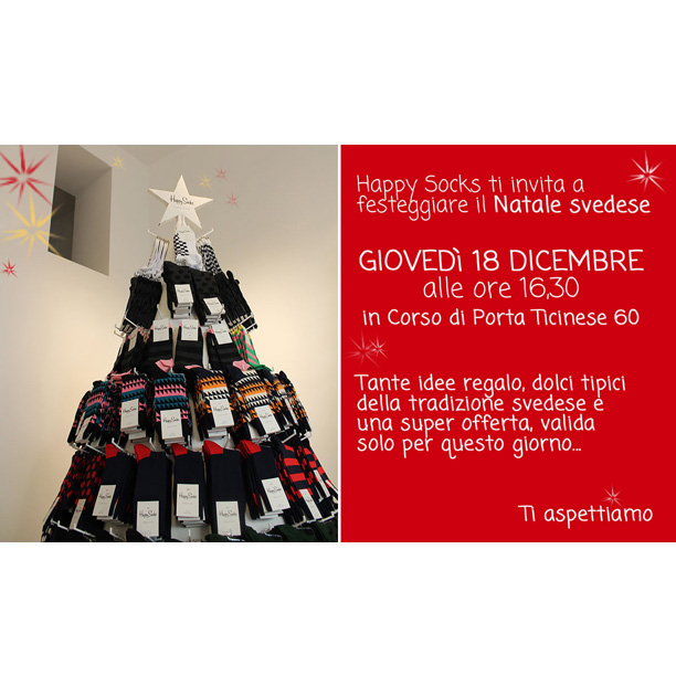Happy Socks vi invita a festeggiare il Natale, in pieno stile svedese