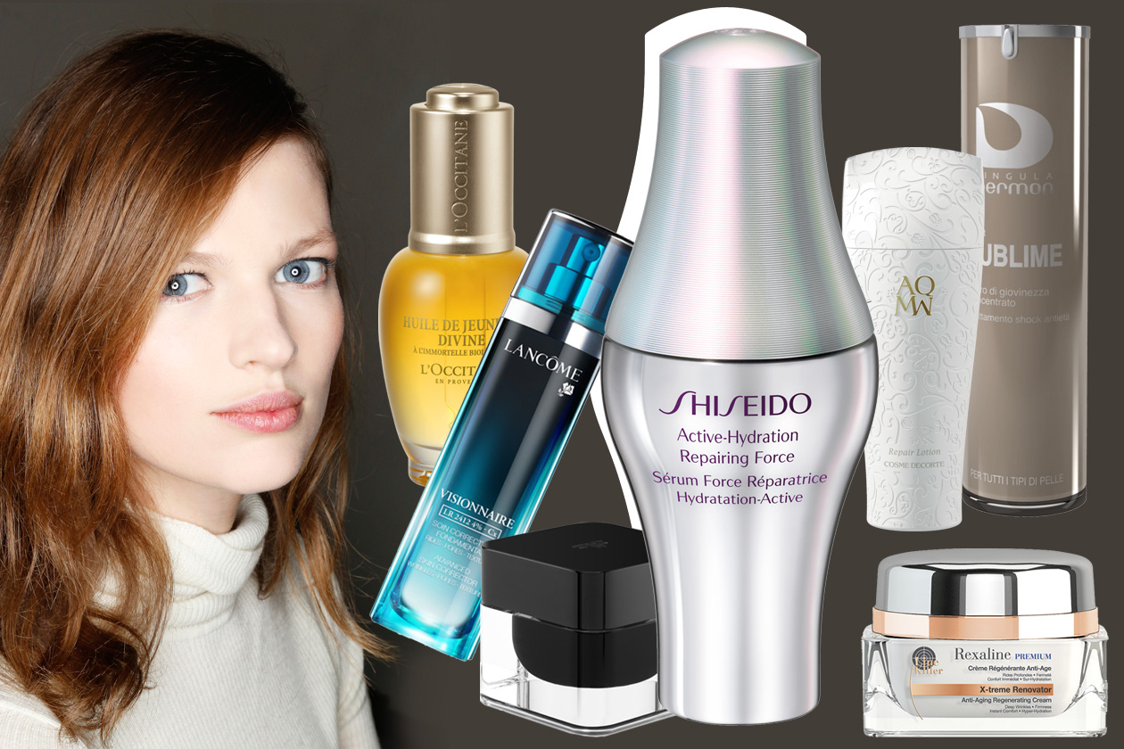 Creme e sieri antiaging per una pelle elastica e luminosa