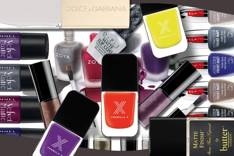 Smalti e top coat matte: unghie colorate e opache per l’autunno/inverno 2014-15