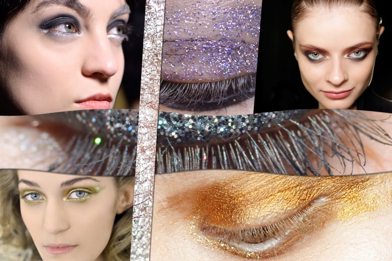 Trucco per le feste: glitter, sfumature preziose e bagliori di luce