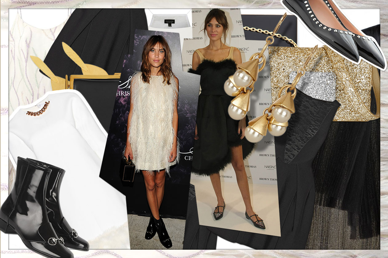 Get The Look: le due mise di Alexa Chung per Capodanno