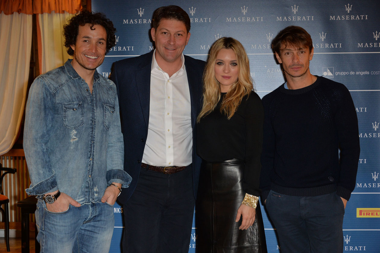 Le celeb al Maserati Winter Tour