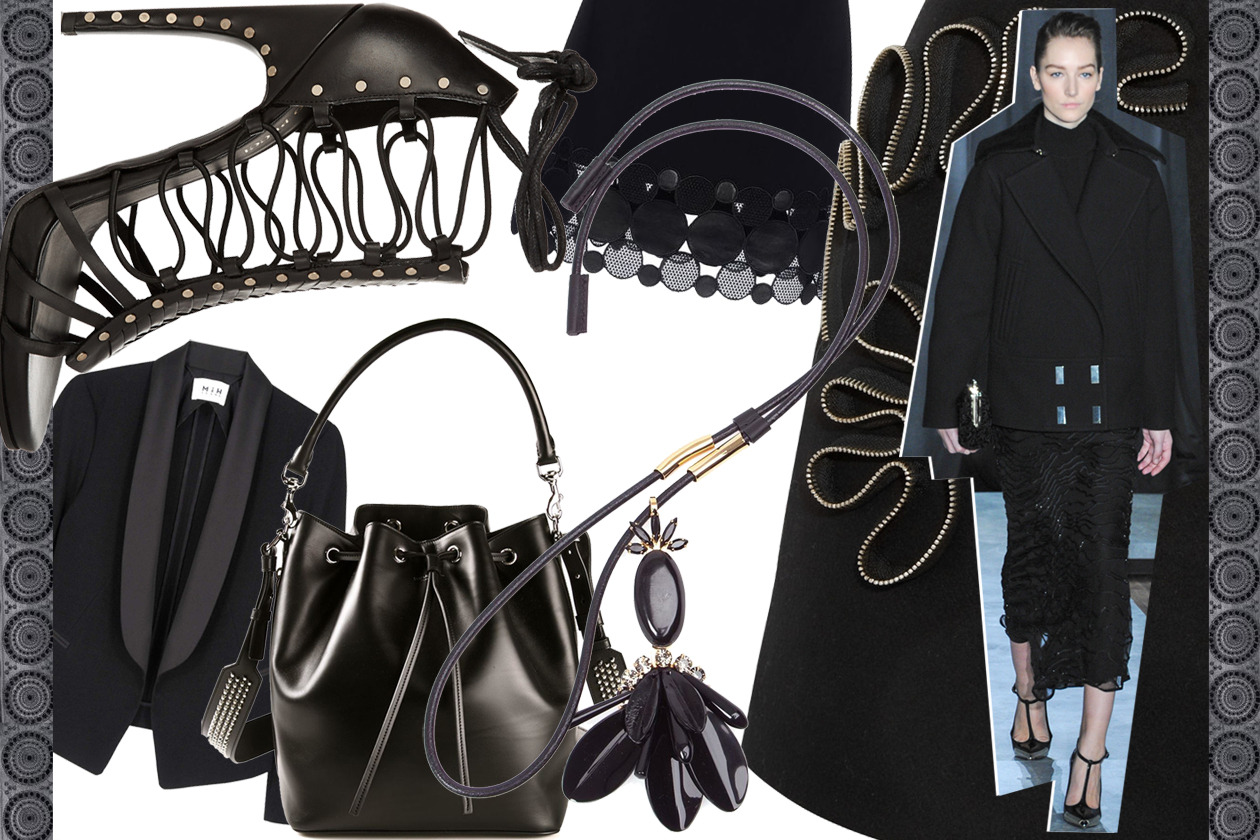 Nero su nero per l’Autunno Inverno 2014