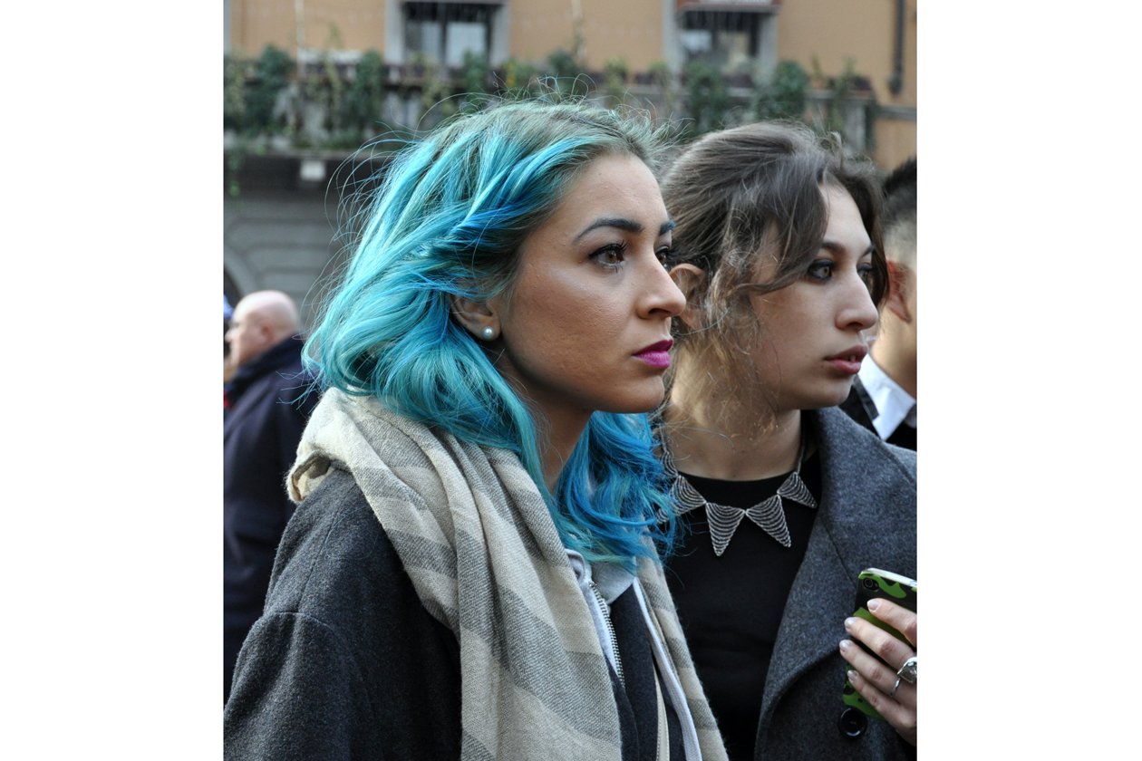 Beauty on the streets: mermaid hair