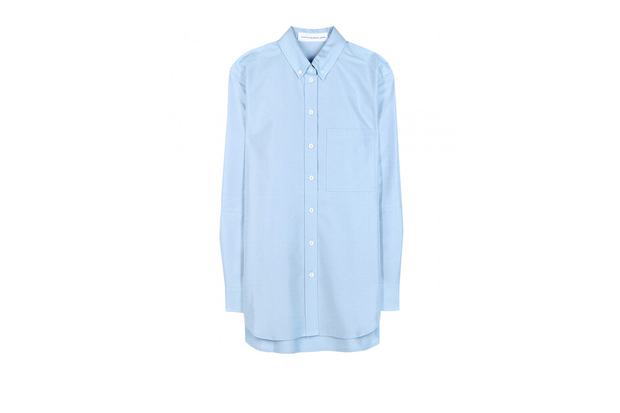 Make up romantico: camicia Victoria Beckham Denim