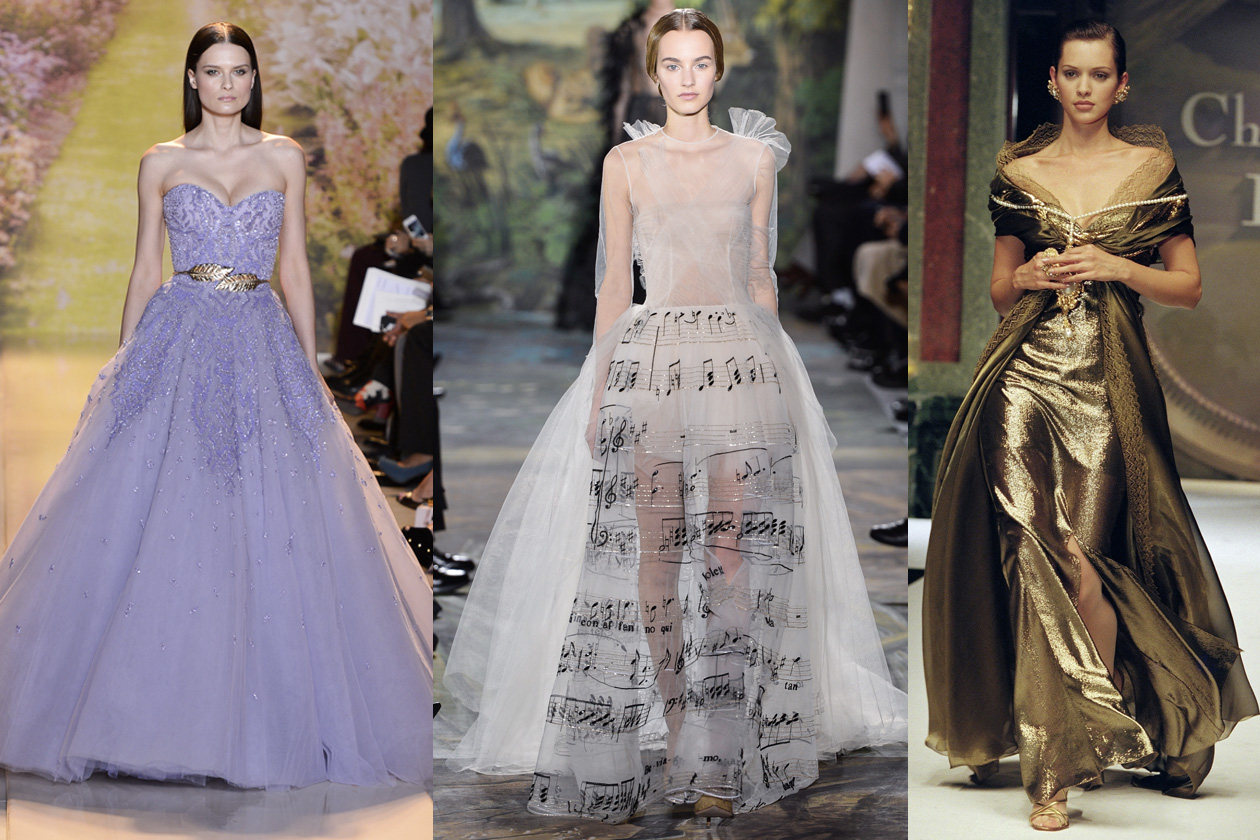 haute couture = abiti lunghi