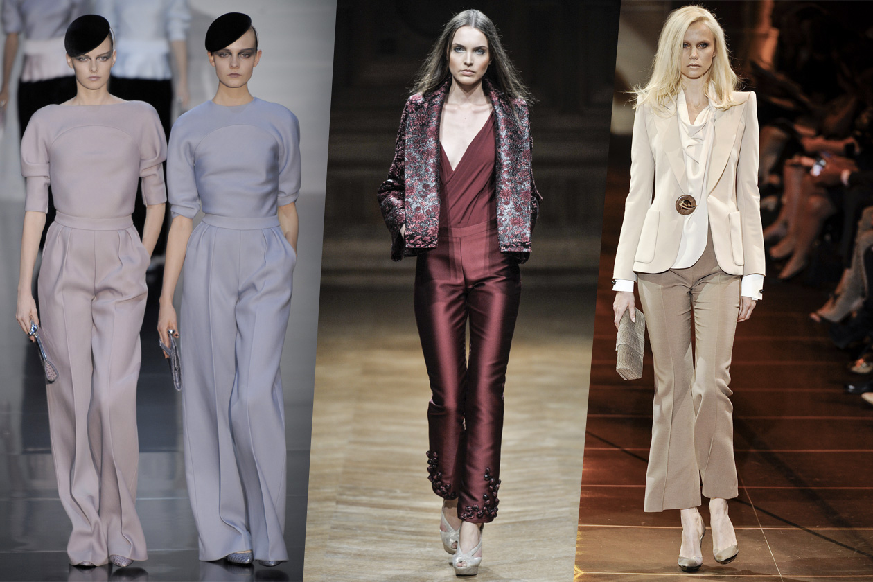 haute couture = pantaloni