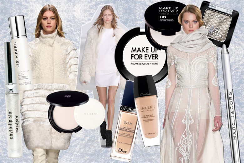 Trucco bianco e ghiaccio: gli abbinamenti beauty&fashion per un look da regina delle nevi