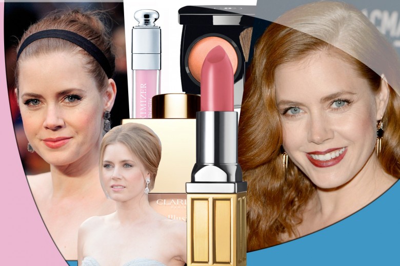 Amy Adams: beauty look pelle di pesca e sguardo luminoso