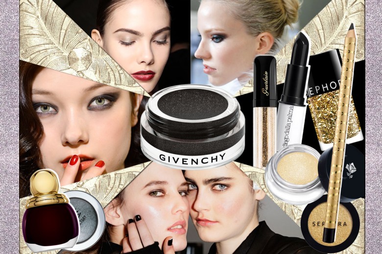 Il make up nei colori dell’Inverno 2015: bianco argento, rosso, nero e oro
