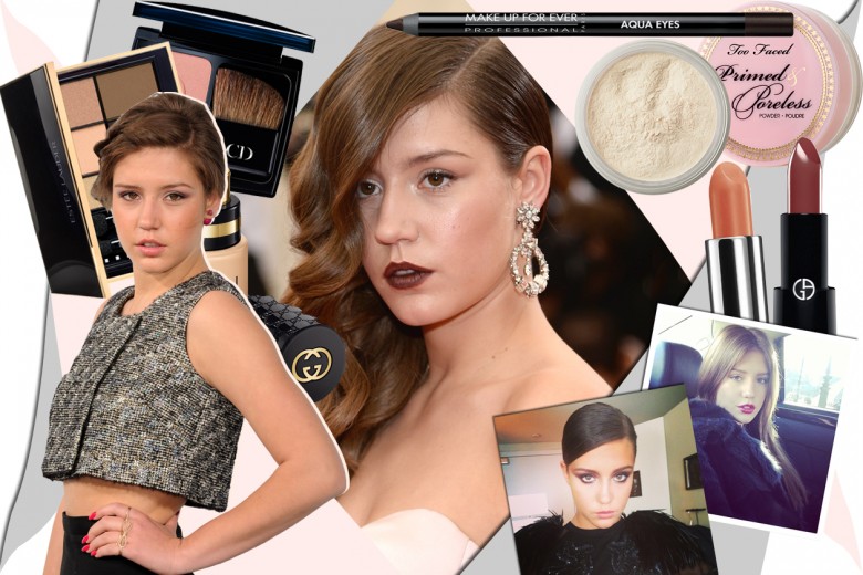 Adele Exarchopoulos: i beauty look con smokey eyes e labbra colorate