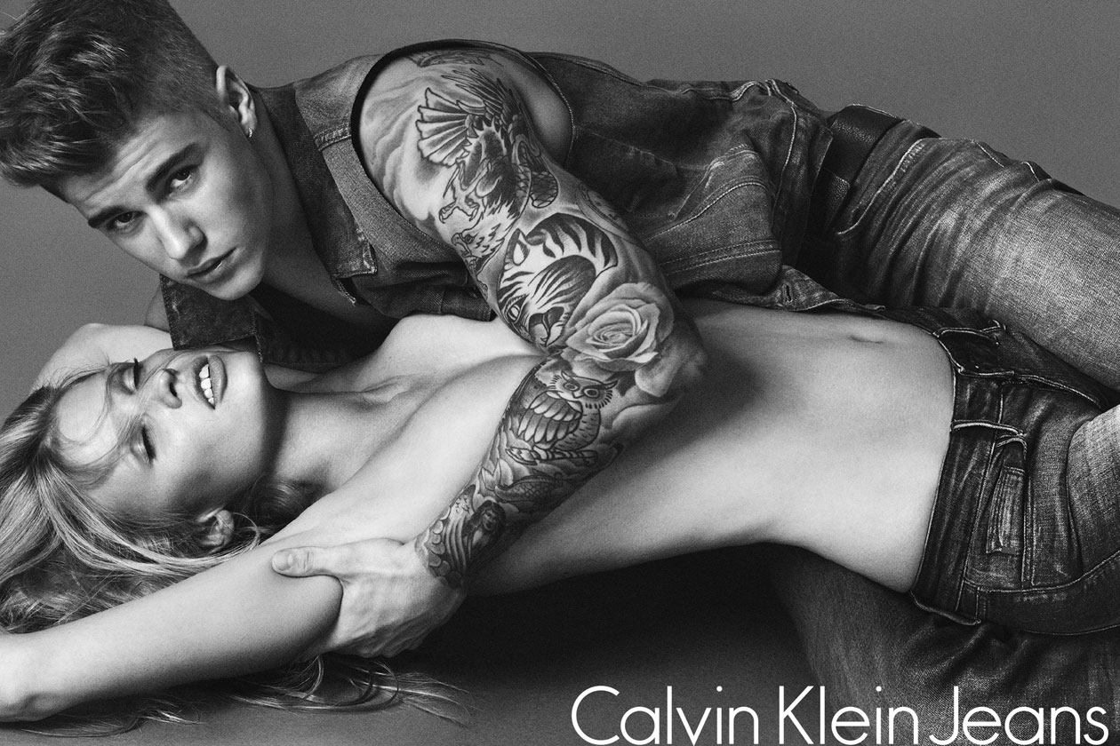 Justin Bieber star della campagna mondiale PE 2015 di Calvin Klein Jeans