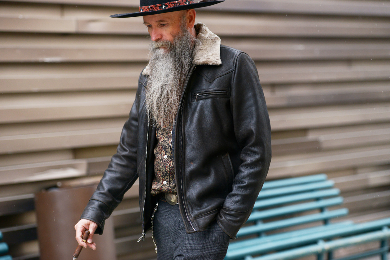 Pitti Uomo 87 on the street