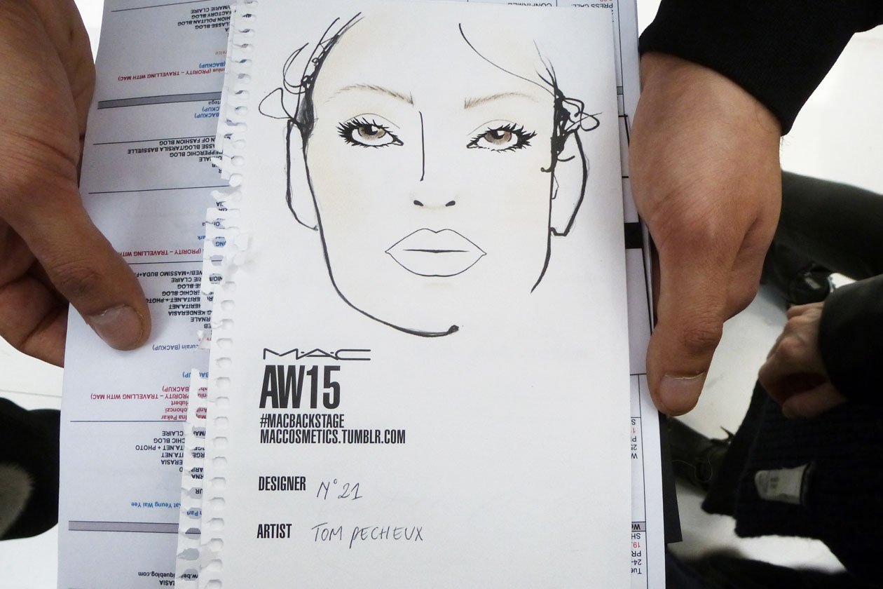 Backstage sfilata N°21: La Face Chart