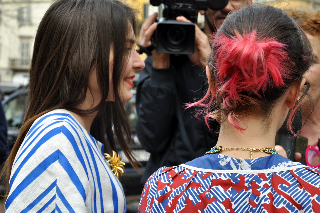 Capelli colorati: dallo street style di Milano