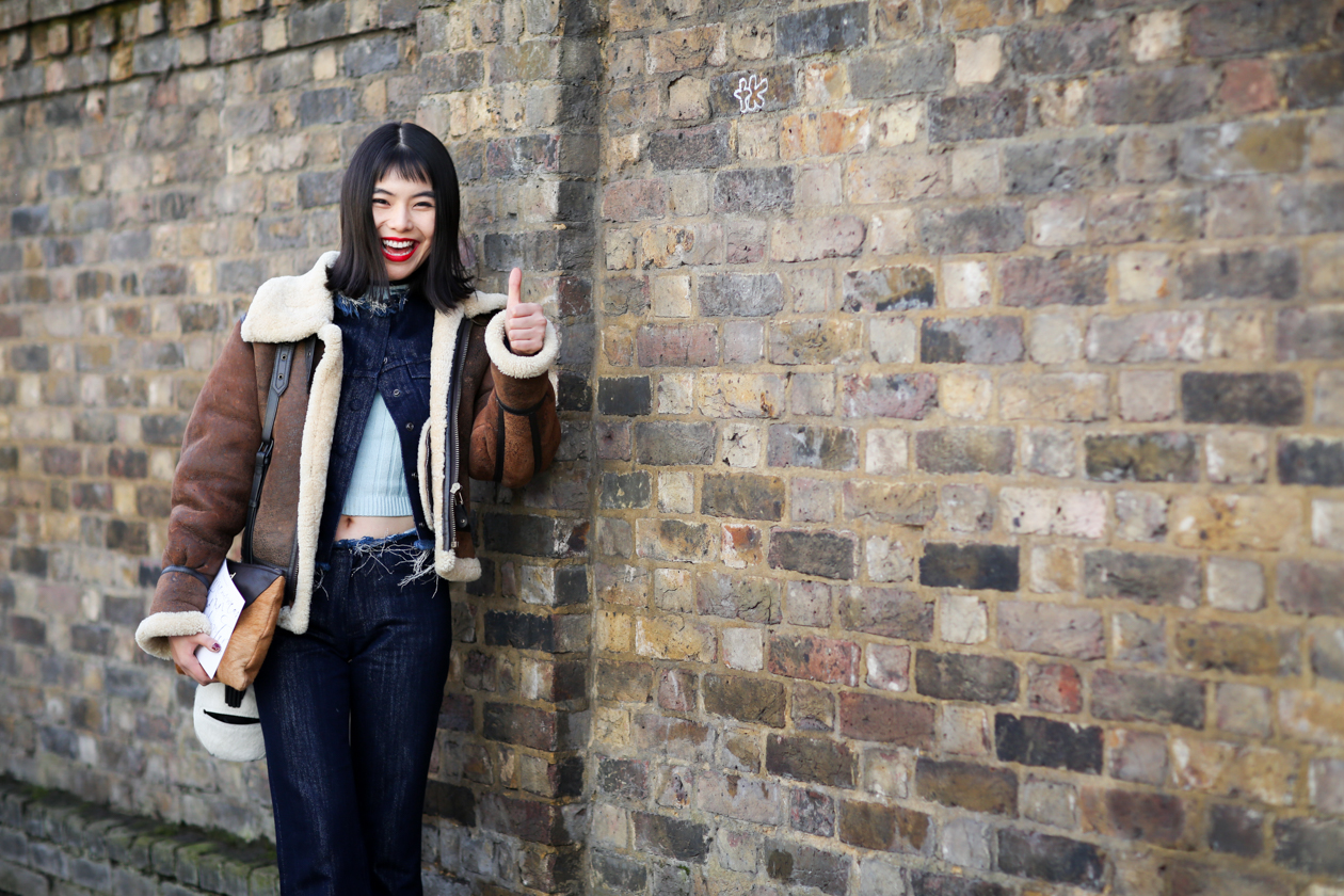 Capelli con frangia: dallo street style a Londra