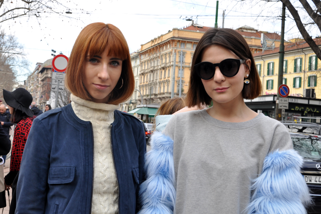 Capelli con frangia: dallo street style a Milano