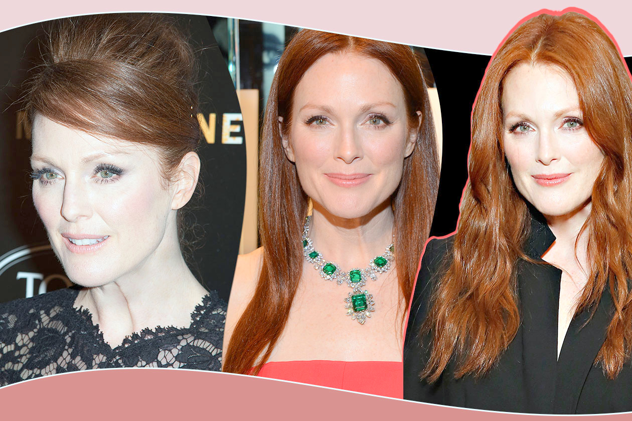 Capelli rossi e stile classico sono un binomio di successo per Julianne Moore. Grazia.IT ha selezionato i suoi migliori hair look