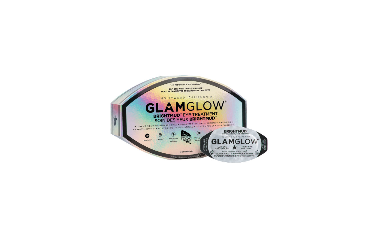 Come preparare un bagno rilassante con prodotti beauty: GlamGlow BrightMud Eye Treatment