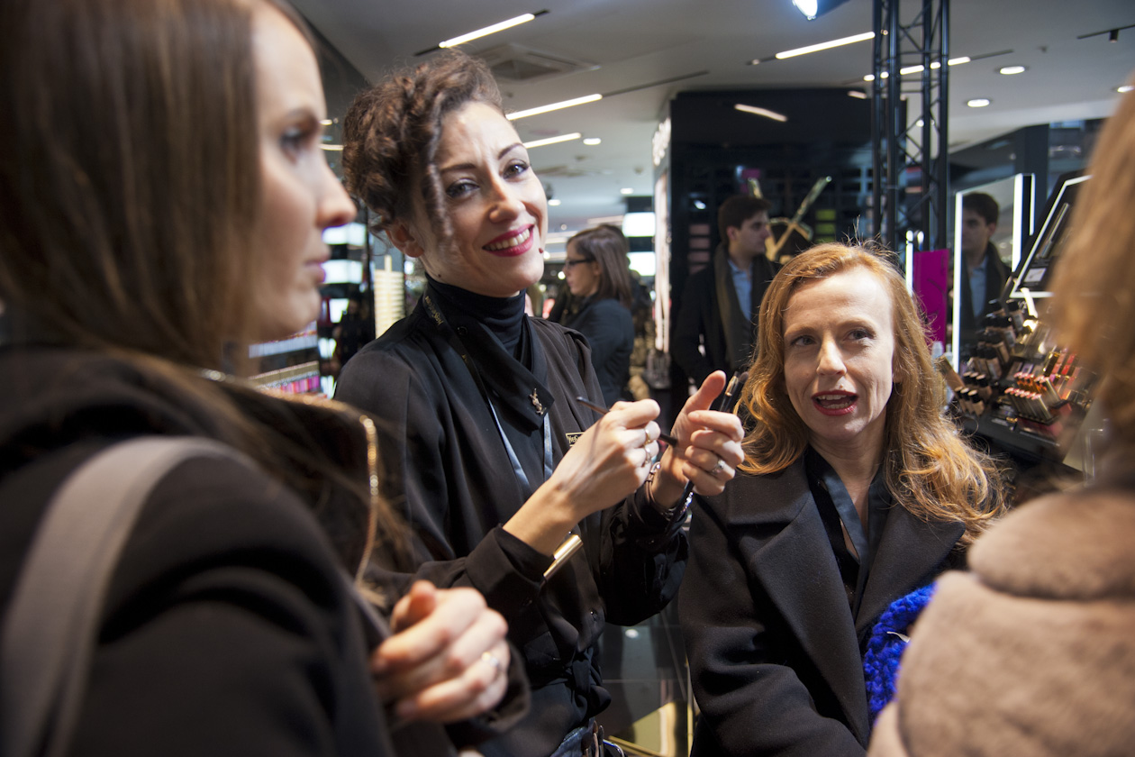 #GetOnStageYSLBeauty: Chiara Allegri con il team YSL