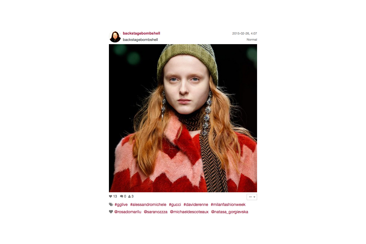 Gucci Autunno/Inverno 2015-16: beauty look basic