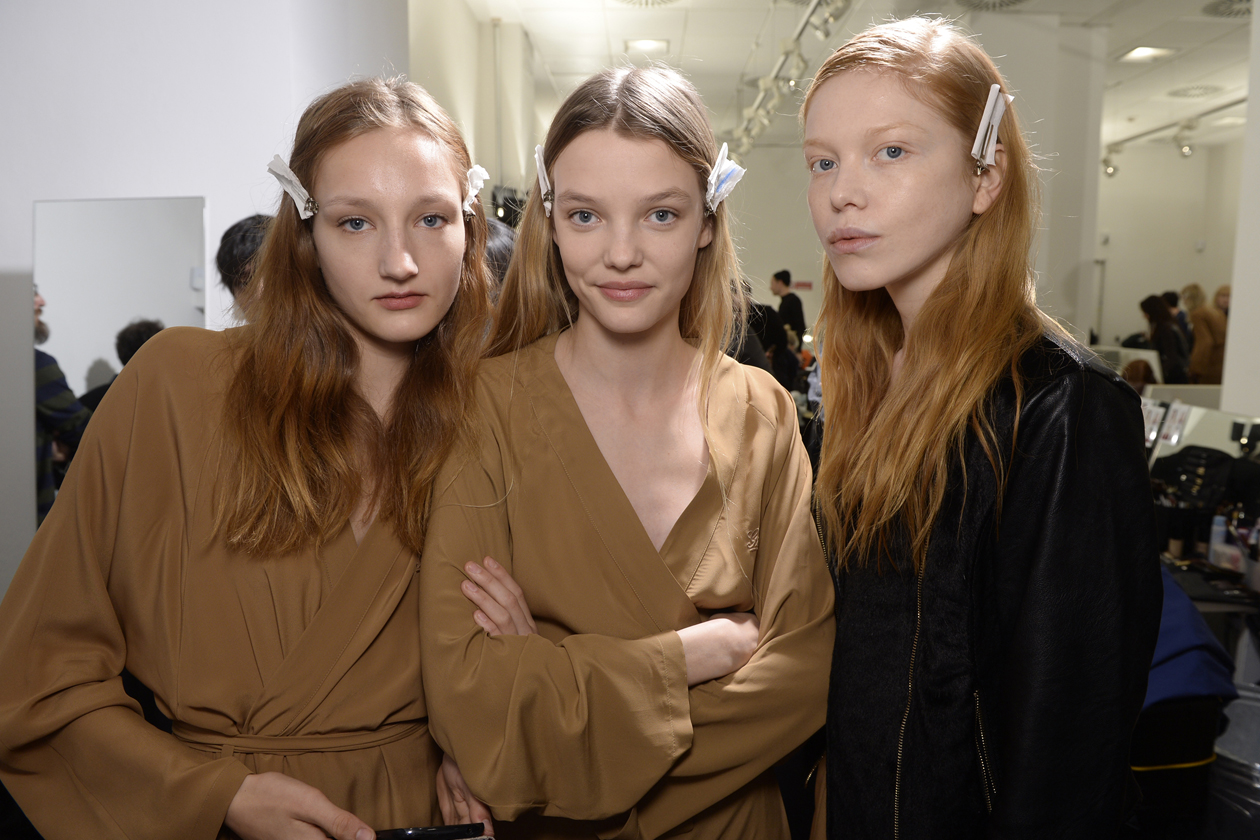 Gucci Autunno/Inverno 2015-16: il backstage make up & hair