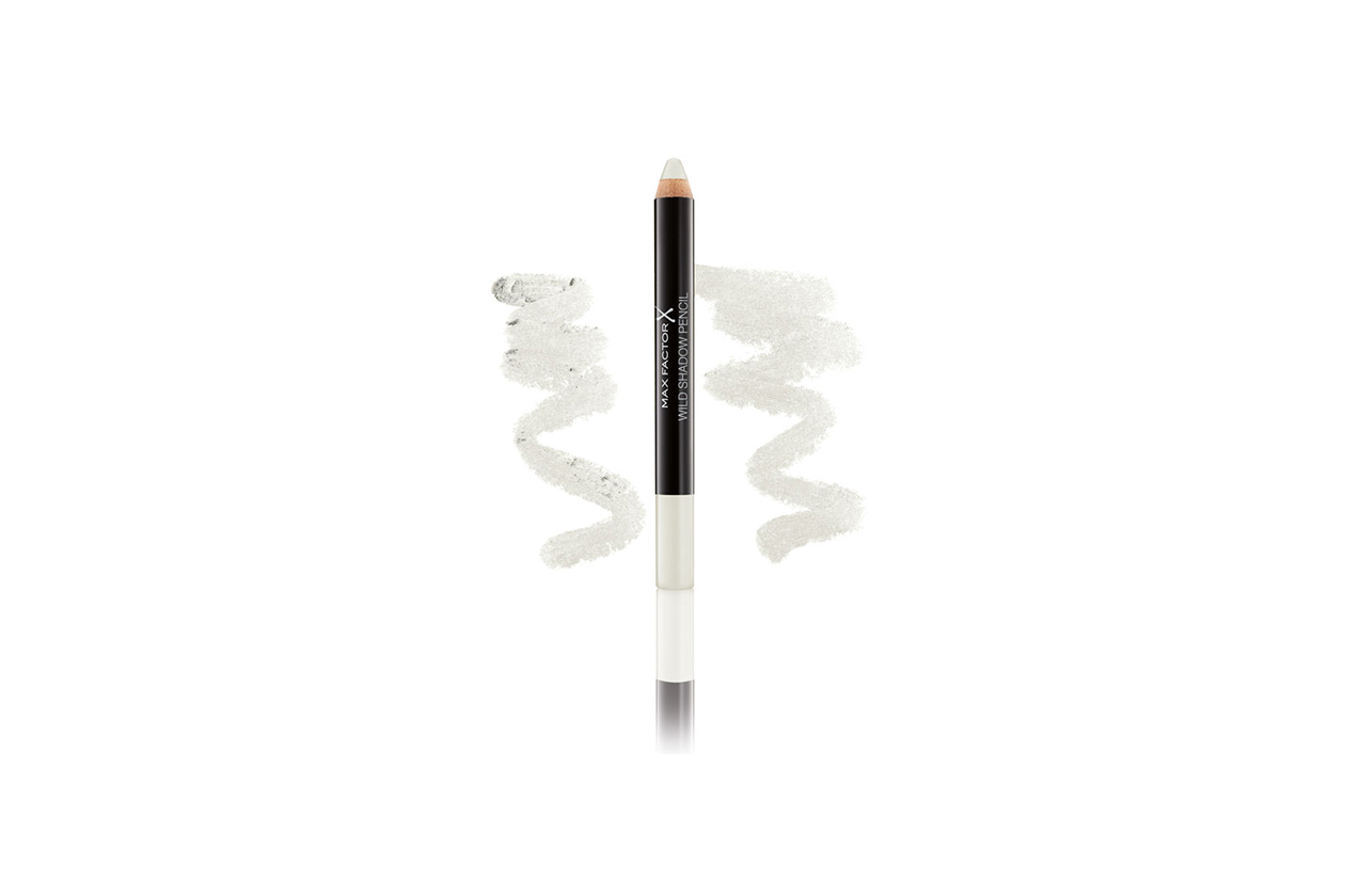 Matita occhi bianca e color burro: Max Factor Wild Shadow Pencil Ferocious White