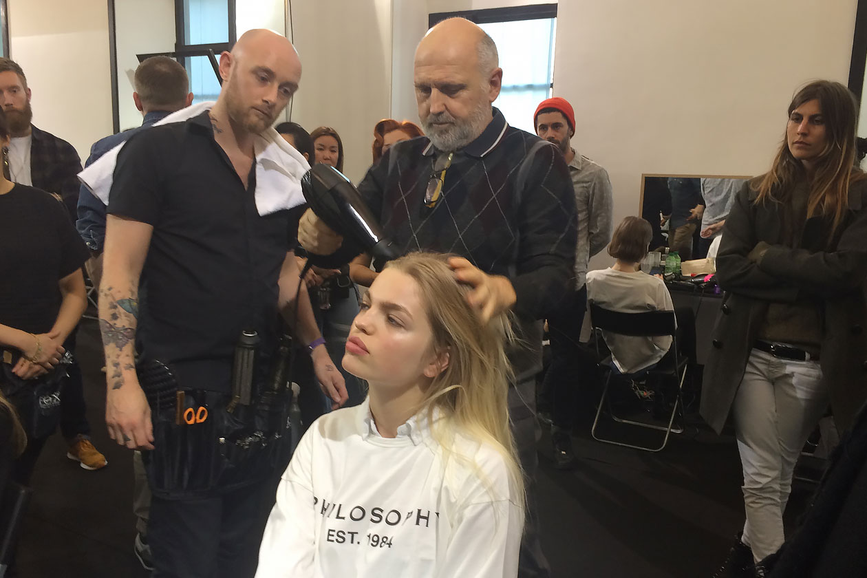 PHILOSOPHY BY LORENZO SERAFINI AUTUNNO/INVERNO 2015-16: HAIR STYLE BY SAM KNIGHT