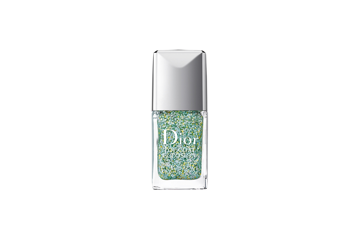 SMALTI VERDE ACQUA: Dior Top Coat Eclosion Blossoming 001