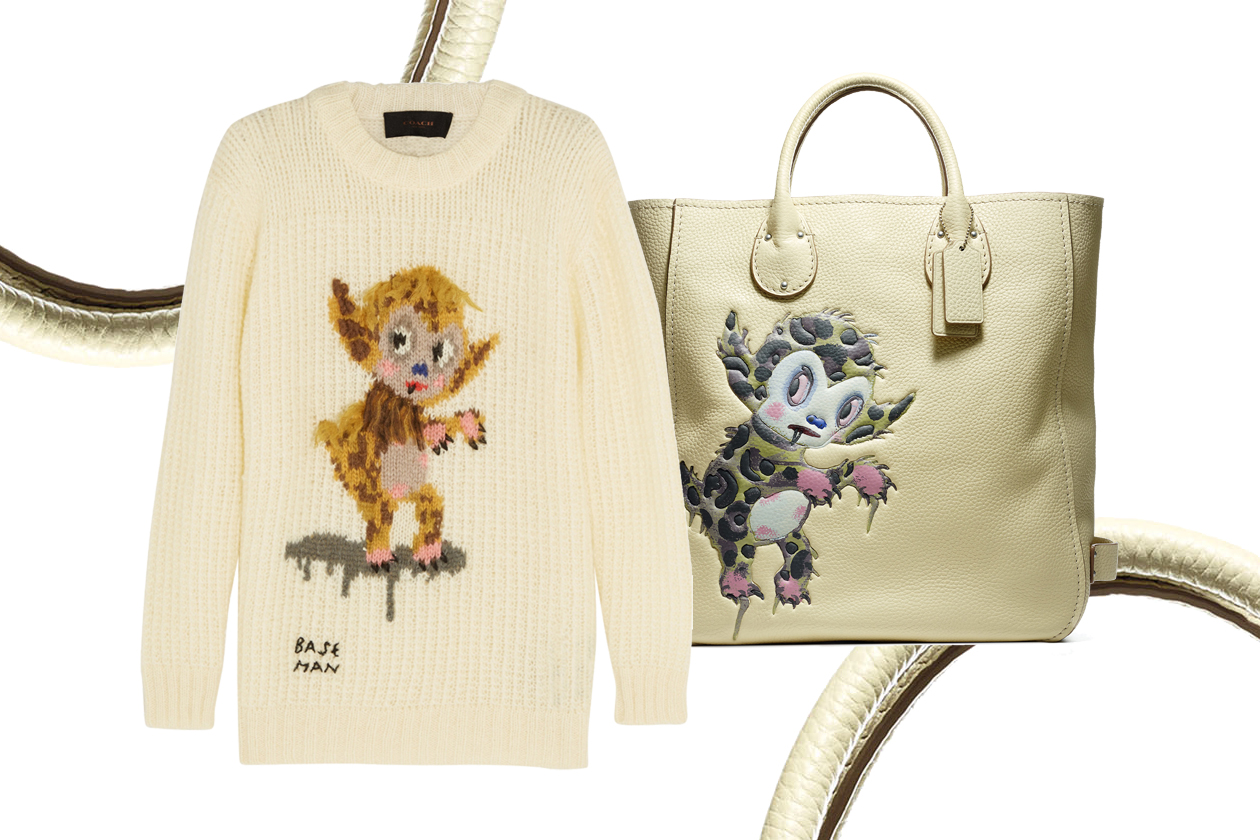 SWEATER & BAG COACH