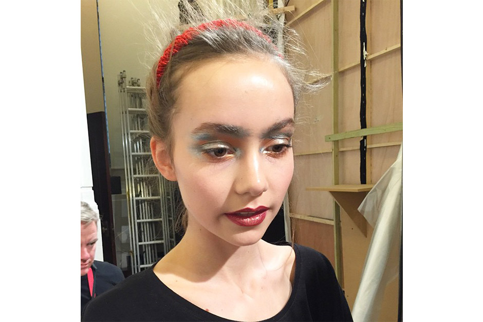 Trend make up AI 15-16 dalla LFW: metallic make up