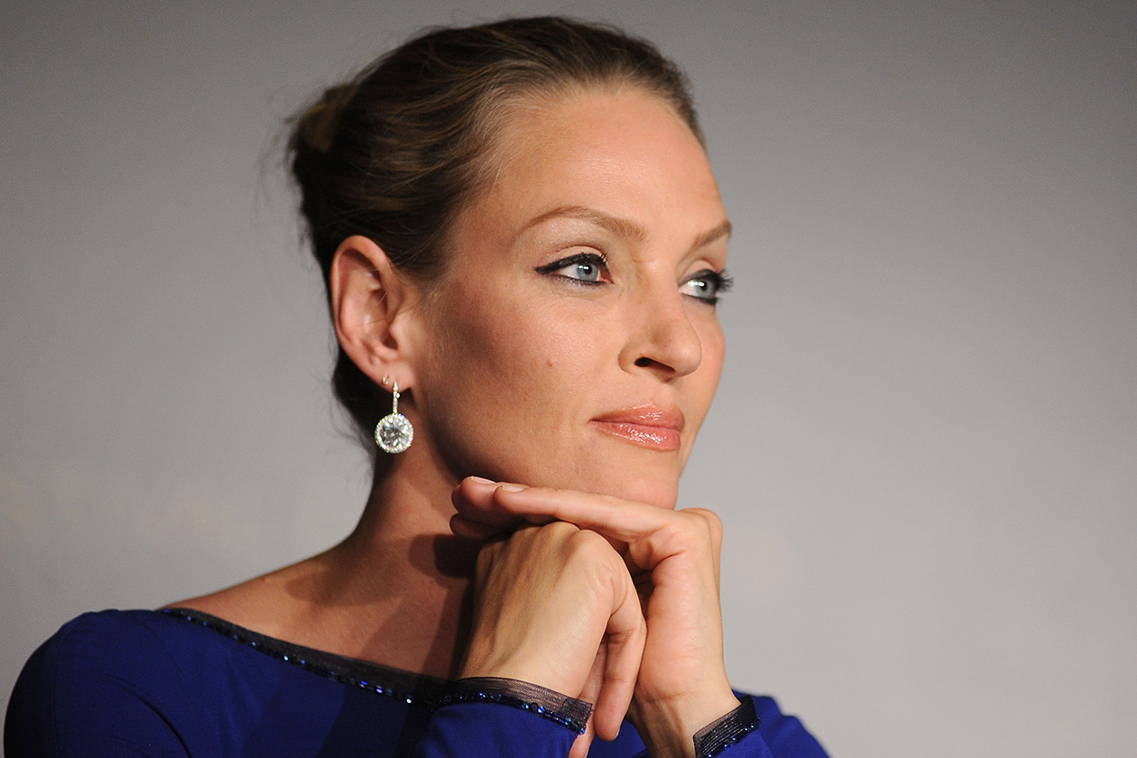 Trucco correttivo: il segreto di Uma Thurman