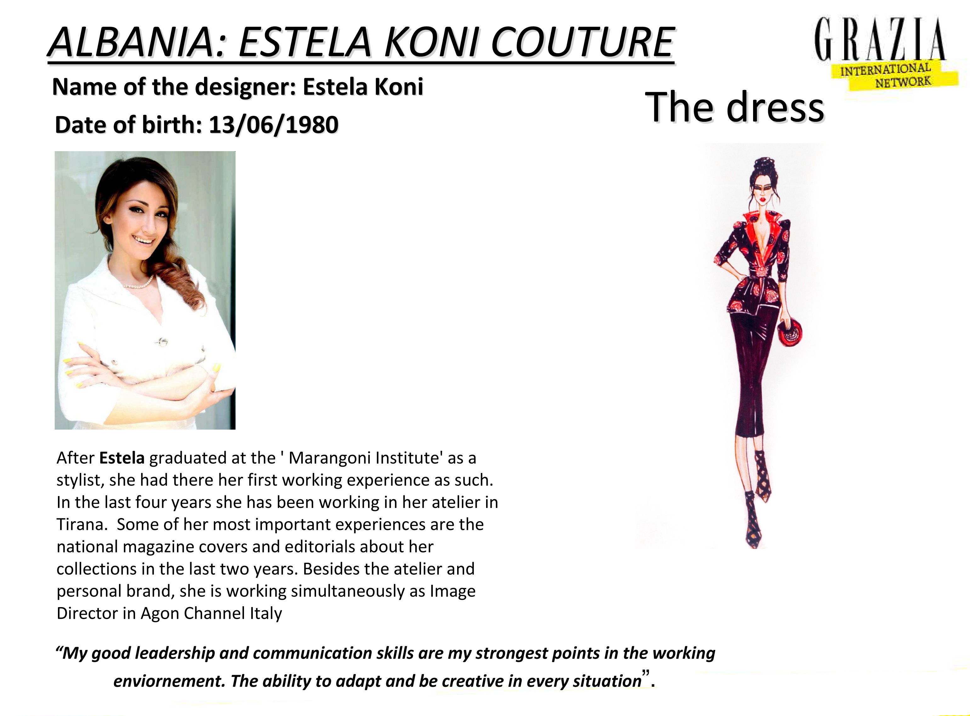 albania: estela koni couture