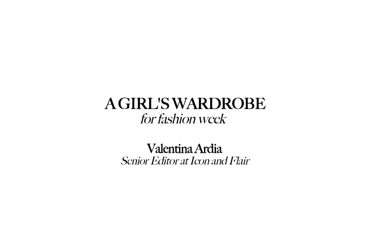 A girl’s wardrobe: due chiacchiere con Valentina Ardia