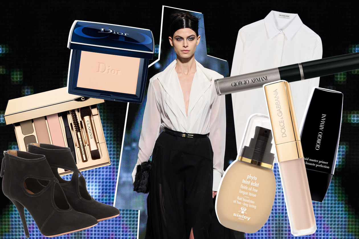Copiate il trucco smokey eyes e abbinatelo alla camicia bianca